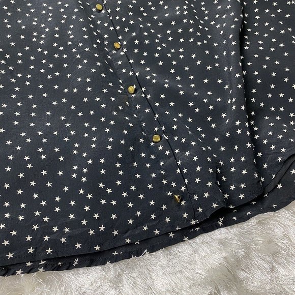 Madewell Silk Star Scatter Dress H0259 - Picture 10 of 12